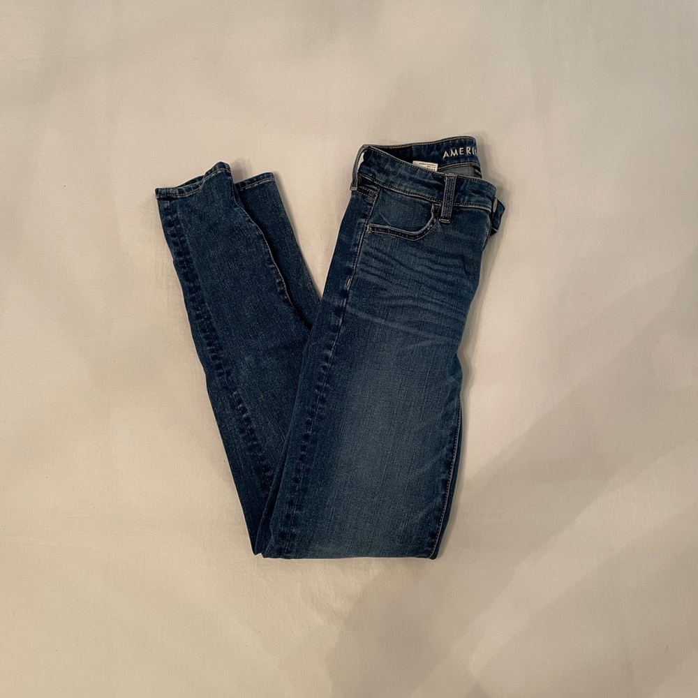 AE Dark skinny jeans
